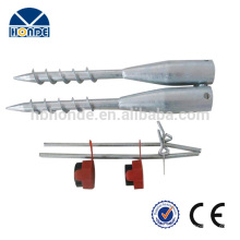 Customized Made High Quality Ground Screw Anchor With Flange For Solar Mounting